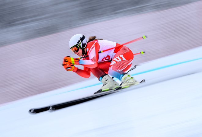 Descente des championnats suisses juniors : la 3e place pour Justine Herzog