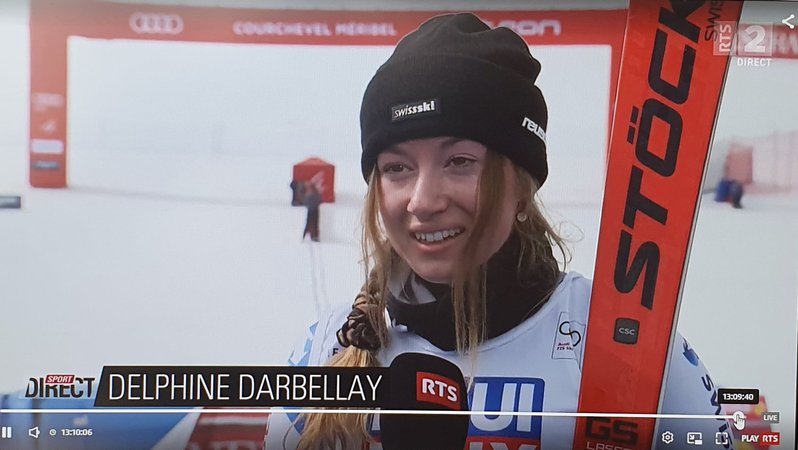 Magnifique 2e place pour Delphine Darbellay en géant