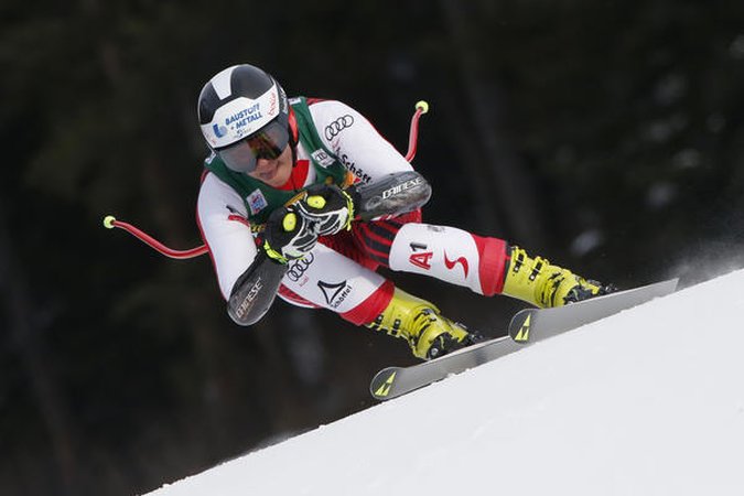 Val Gardena: Michelle Gisin sur la retenue