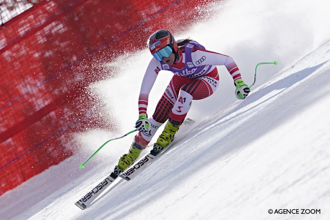 Ramona Siebenhofer s’offre le doublé à Cortina, Michelle Gisin meilleure Suissesse