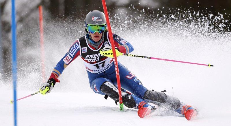 Aline Hoepfli brille à Adelboden!