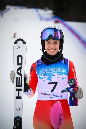 Premier podium d’Amélie Klopfenstein en géant cette saison