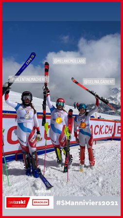 Mélanie Meillard championne suisse de slalom